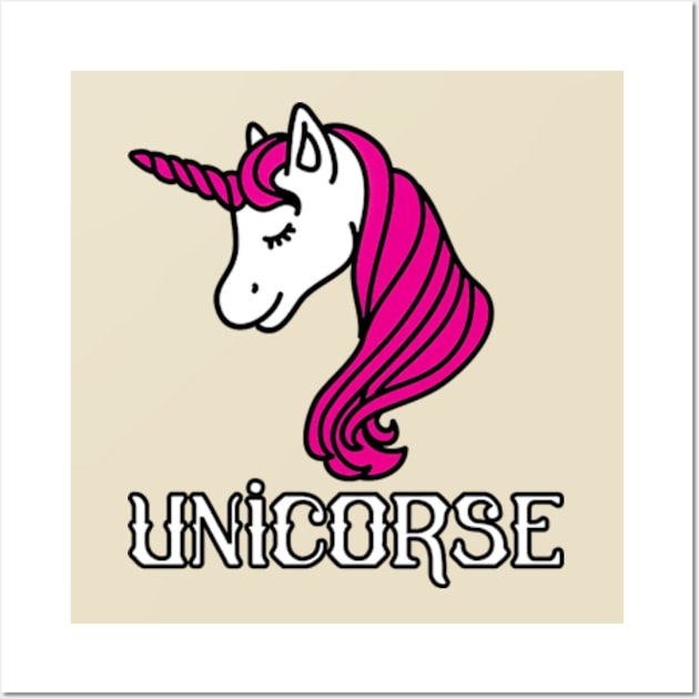 unicorse epic Wall Art by Geometc Style